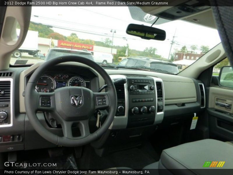 Flame Red / Dark Slate/Medium Graystone 2012 Dodge Ram 2500 HD Big Horn Crew Cab 4x4