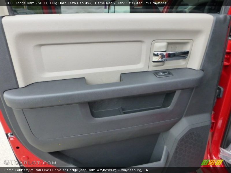 Flame Red / Dark Slate/Medium Graystone 2012 Dodge Ram 2500 HD Big Horn Crew Cab 4x4