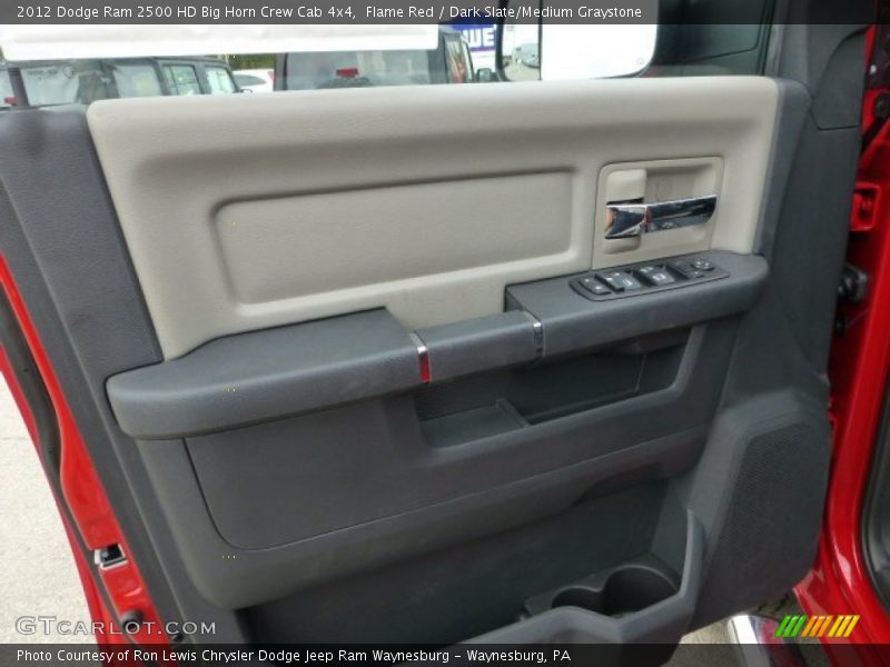 Flame Red / Dark Slate/Medium Graystone 2012 Dodge Ram 2500 HD Big Horn Crew Cab 4x4