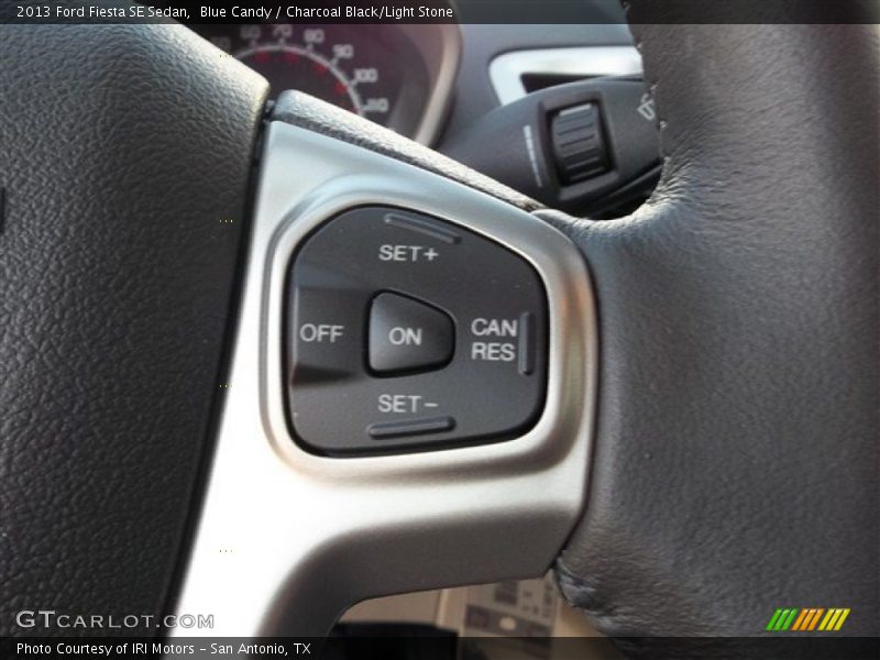 Blue Candy / Charcoal Black/Light Stone 2013 Ford Fiesta SE Sedan