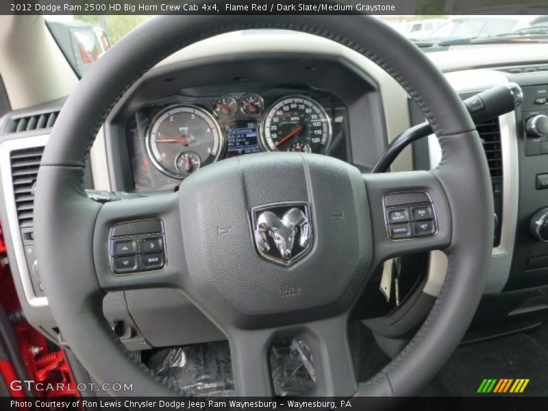 Flame Red / Dark Slate/Medium Graystone 2012 Dodge Ram 2500 HD Big Horn Crew Cab 4x4
