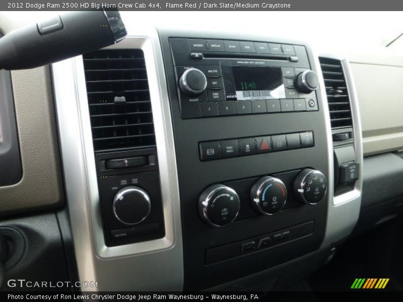 Flame Red / Dark Slate/Medium Graystone 2012 Dodge Ram 2500 HD Big Horn Crew Cab 4x4