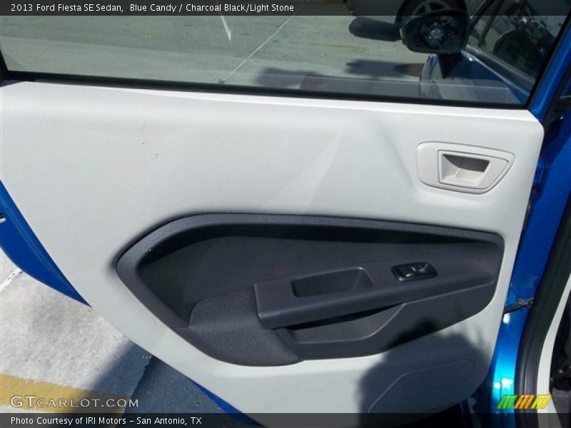 Blue Candy / Charcoal Black/Light Stone 2013 Ford Fiesta SE Sedan