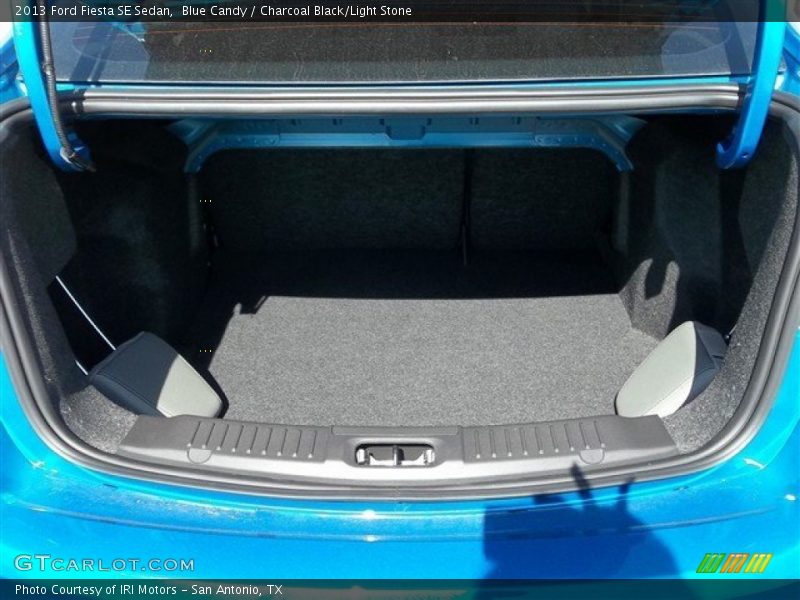 Blue Candy / Charcoal Black/Light Stone 2013 Ford Fiesta SE Sedan