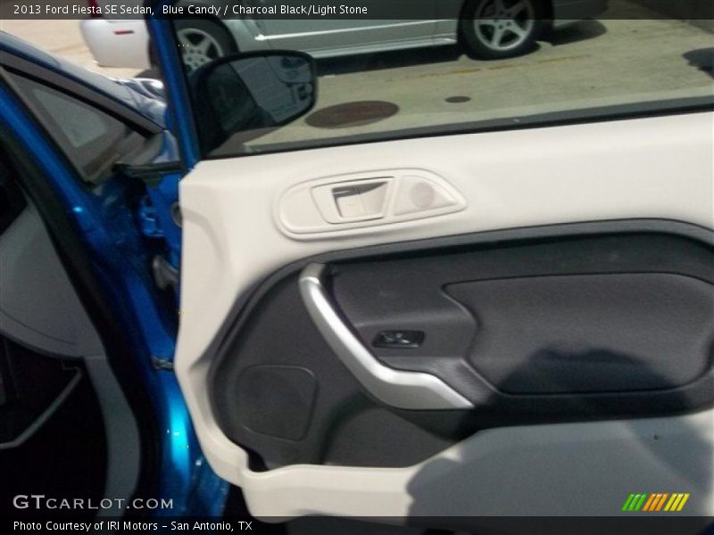 Blue Candy / Charcoal Black/Light Stone 2013 Ford Fiesta SE Sedan