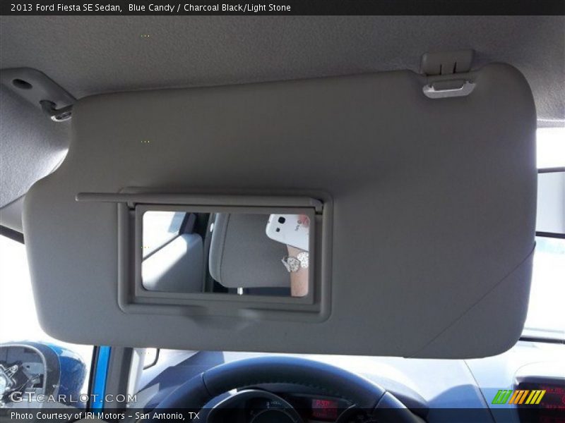 Blue Candy / Charcoal Black/Light Stone 2013 Ford Fiesta SE Sedan