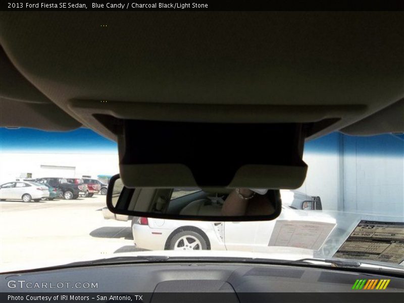 Blue Candy / Charcoal Black/Light Stone 2013 Ford Fiesta SE Sedan
