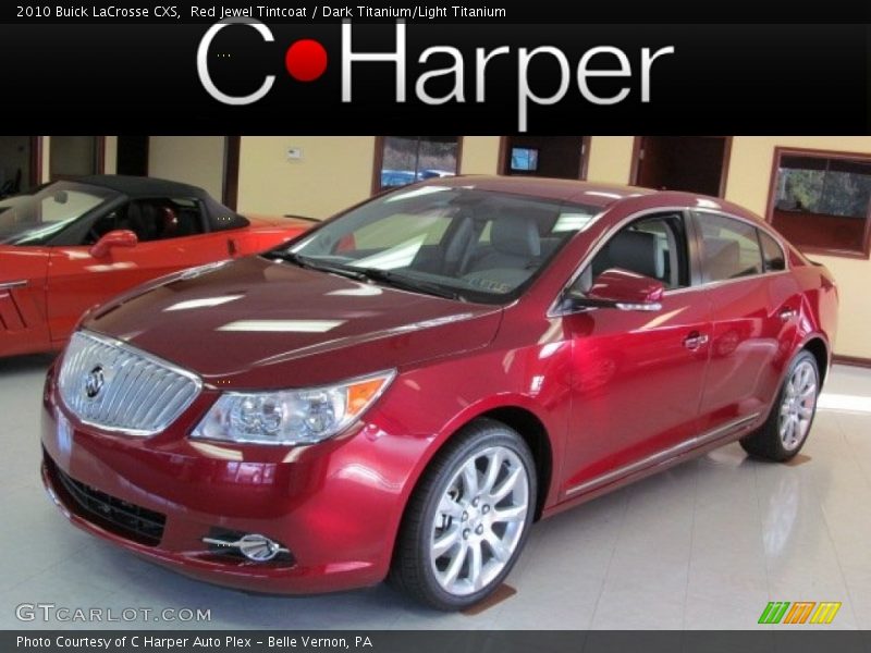 Red Jewel Tintcoat / Dark Titanium/Light Titanium 2010 Buick LaCrosse CXS