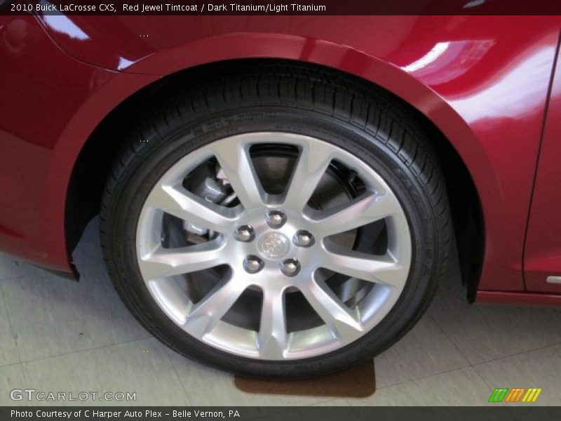 Red Jewel Tintcoat / Dark Titanium/Light Titanium 2010 Buick LaCrosse CXS