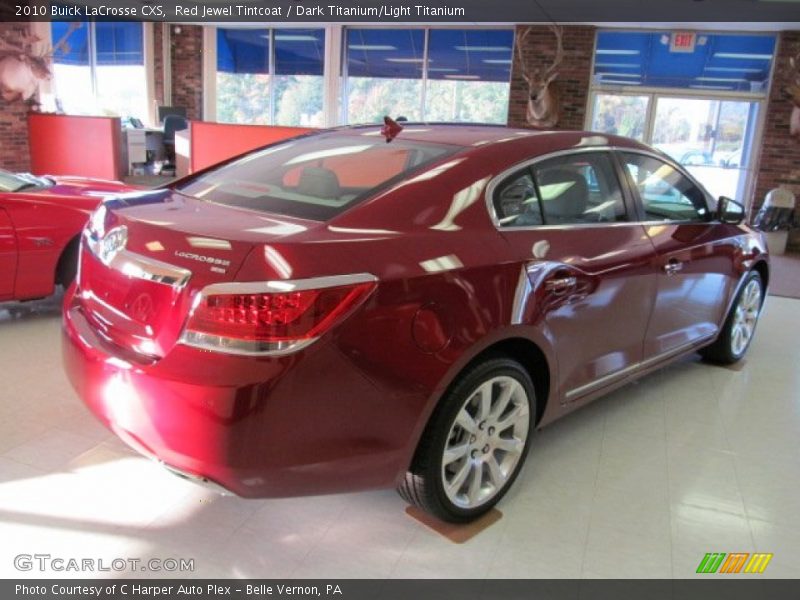 Red Jewel Tintcoat / Dark Titanium/Light Titanium 2010 Buick LaCrosse CXS
