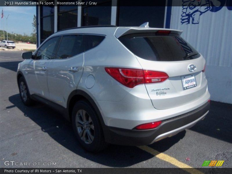 Moonstone Silver / Gray 2013 Hyundai Santa Fe Sport
