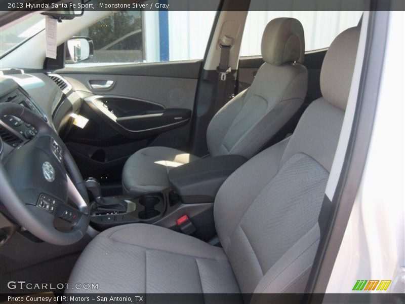 Moonstone Silver / Gray 2013 Hyundai Santa Fe Sport