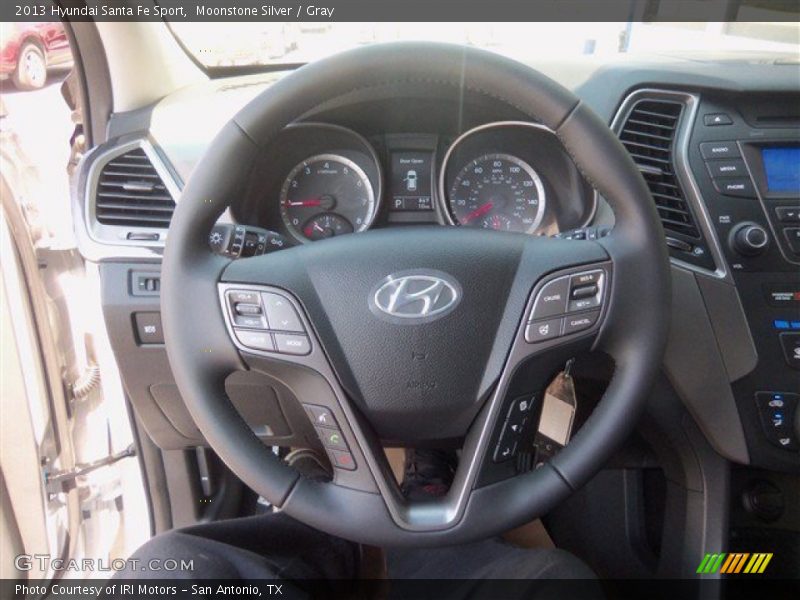 Moonstone Silver / Gray 2013 Hyundai Santa Fe Sport