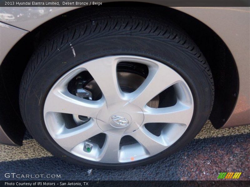 Desert Bronze / Beige 2013 Hyundai Elantra Limited