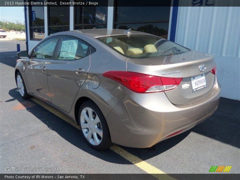 Desert Bronze / Beige 2013 Hyundai Elantra Limited