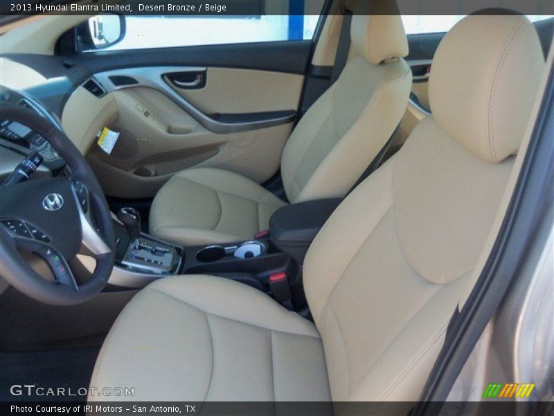 Desert Bronze / Beige 2013 Hyundai Elantra Limited