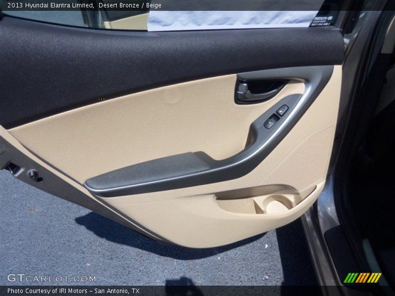 Desert Bronze / Beige 2013 Hyundai Elantra Limited