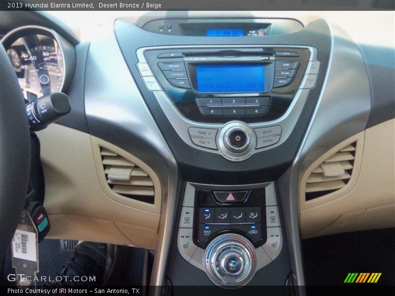 Desert Bronze / Beige 2013 Hyundai Elantra Limited