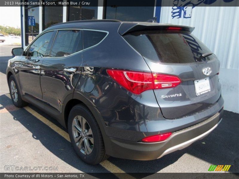 Marlin Blue / Gray 2013 Hyundai Santa Fe Sport