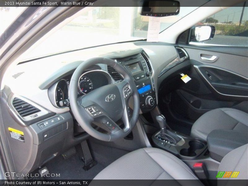 Marlin Blue / Gray 2013 Hyundai Santa Fe Sport