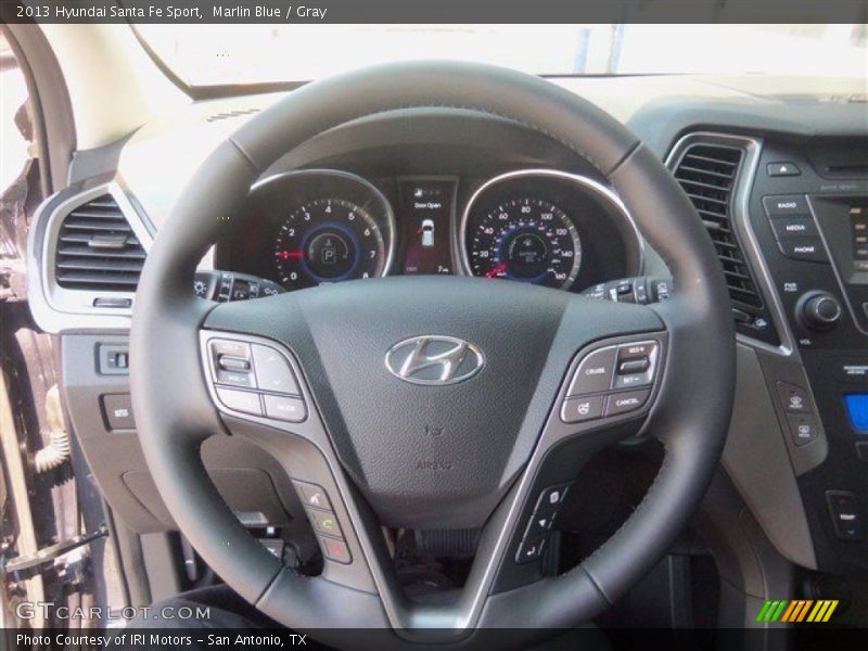 Marlin Blue / Gray 2013 Hyundai Santa Fe Sport