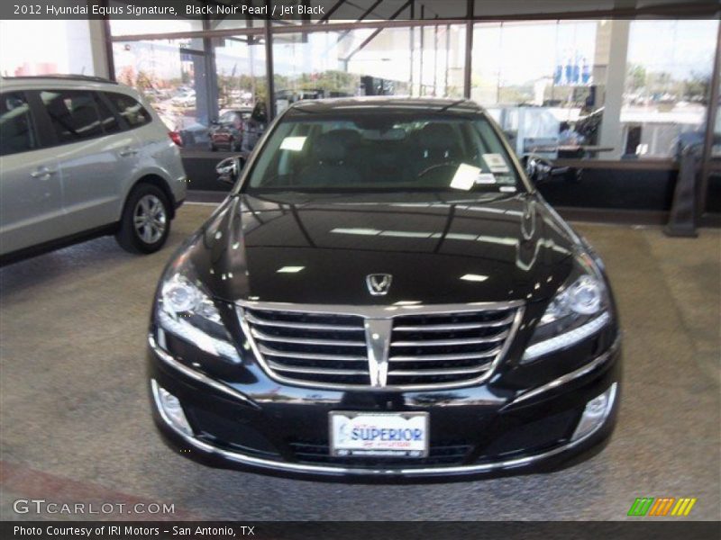 Black Noir Pearl / Jet Black 2012 Hyundai Equus Signature