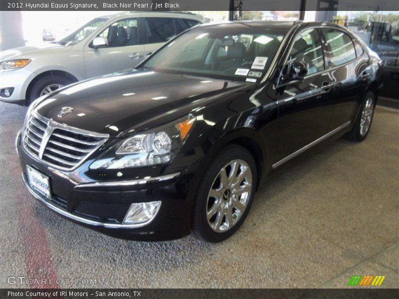 Black Noir Pearl / Jet Black 2012 Hyundai Equus Signature