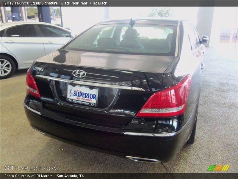Black Noir Pearl / Jet Black 2012 Hyundai Equus Signature