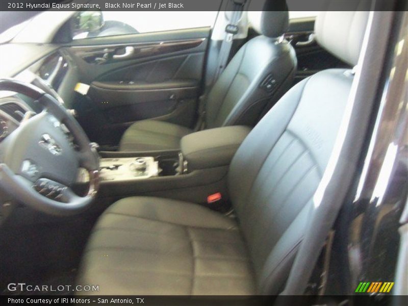 Black Noir Pearl / Jet Black 2012 Hyundai Equus Signature