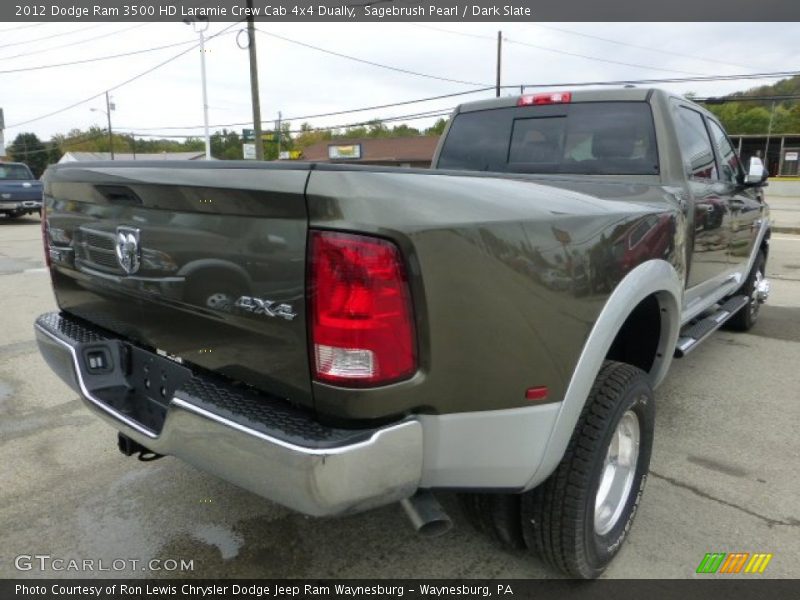  2012 Ram 3500 HD Laramie Crew Cab 4x4 Dually Sagebrush Pearl