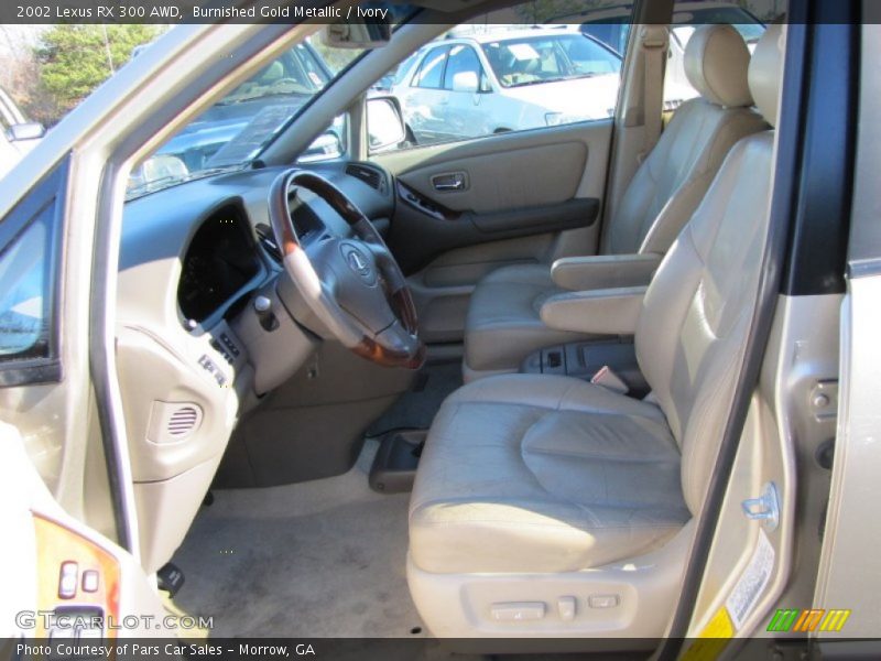 Burnished Gold Metallic / Ivory 2002 Lexus RX 300 AWD