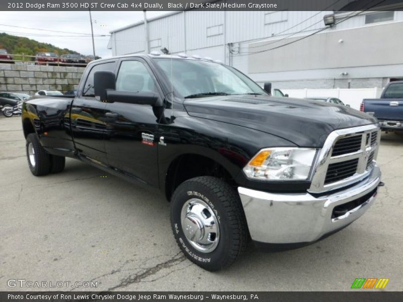 Front 3/4 View of 2012 Ram 3500 HD ST Crew Cab 4x4 Dually