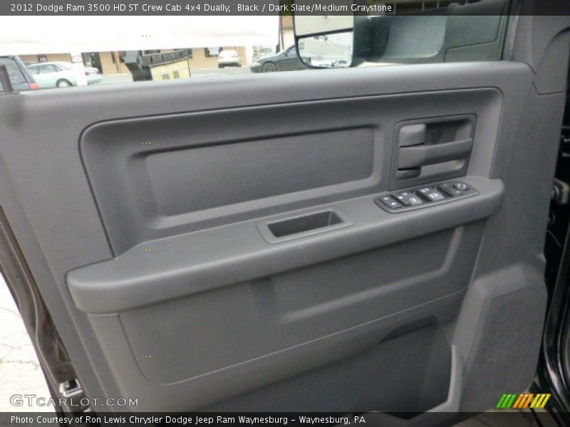 Black / Dark Slate/Medium Graystone 2012 Dodge Ram 3500 HD ST Crew Cab 4x4 Dually