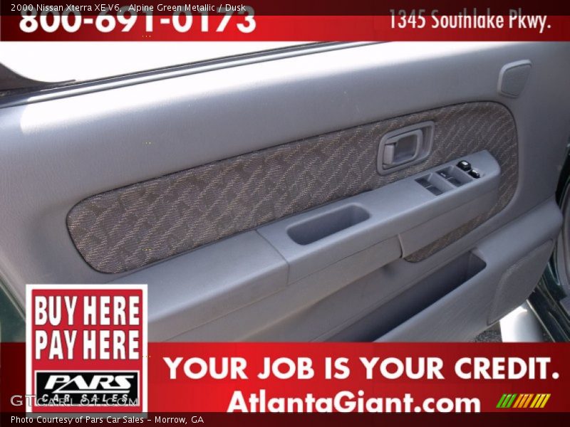 Alpine Green Metallic / Dusk 2000 Nissan Xterra XE V6