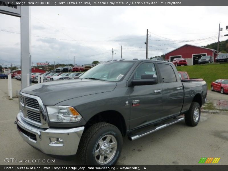 Mineral Gray Metallic / Dark Slate/Medium Graystone 2012 Dodge Ram 2500 HD Big Horn Crew Cab 4x4