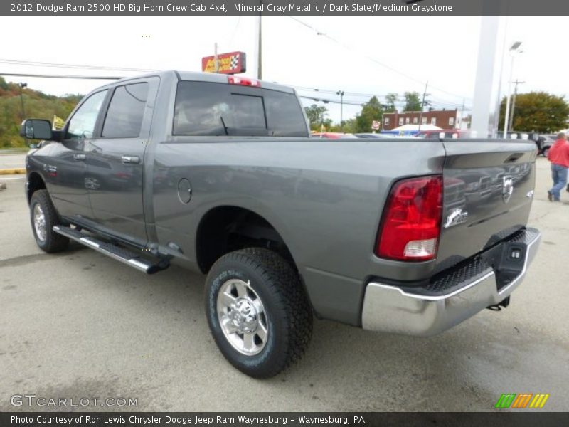 Mineral Gray Metallic / Dark Slate/Medium Graystone 2012 Dodge Ram 2500 HD Big Horn Crew Cab 4x4