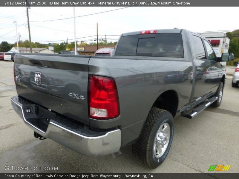 Mineral Gray Metallic / Dark Slate/Medium Graystone 2012 Dodge Ram 2500 HD Big Horn Crew Cab 4x4