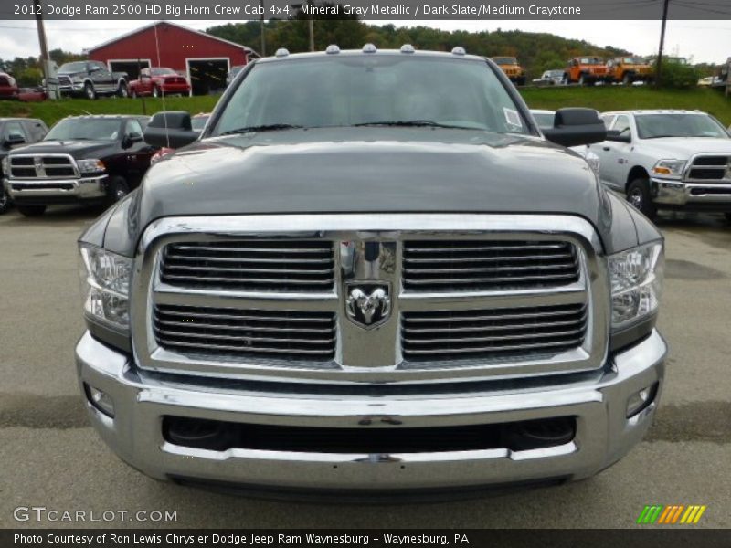 Mineral Gray Metallic / Dark Slate/Medium Graystone 2012 Dodge Ram 2500 HD Big Horn Crew Cab 4x4