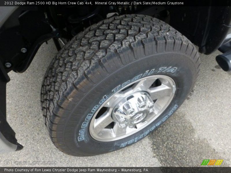 Mineral Gray Metallic / Dark Slate/Medium Graystone 2012 Dodge Ram 2500 HD Big Horn Crew Cab 4x4