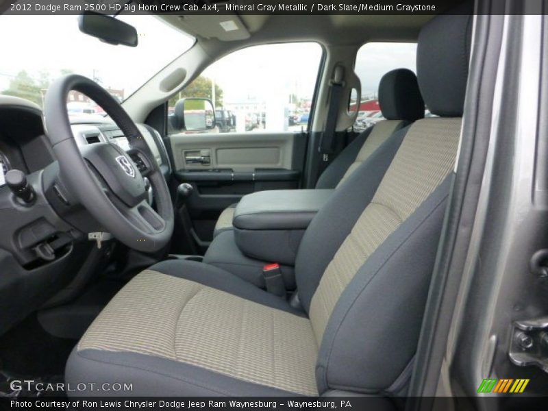 Mineral Gray Metallic / Dark Slate/Medium Graystone 2012 Dodge Ram 2500 HD Big Horn Crew Cab 4x4
