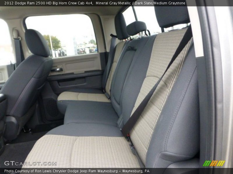 Mineral Gray Metallic / Dark Slate/Medium Graystone 2012 Dodge Ram 2500 HD Big Horn Crew Cab 4x4