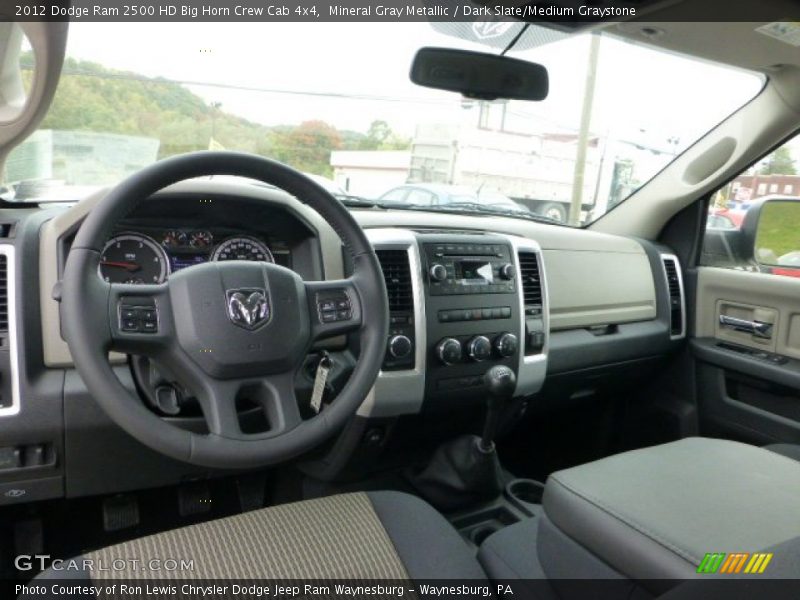 Mineral Gray Metallic / Dark Slate/Medium Graystone 2012 Dodge Ram 2500 HD Big Horn Crew Cab 4x4