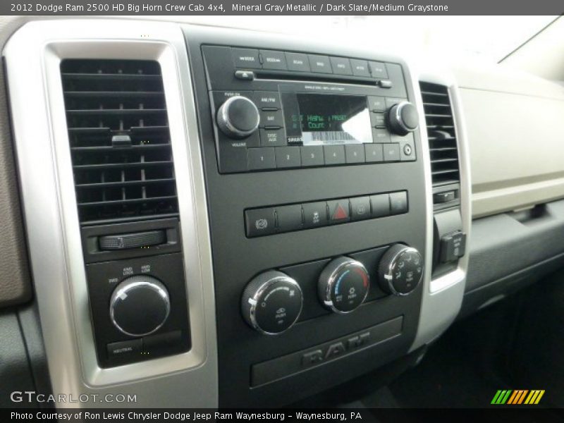 Mineral Gray Metallic / Dark Slate/Medium Graystone 2012 Dodge Ram 2500 HD Big Horn Crew Cab 4x4