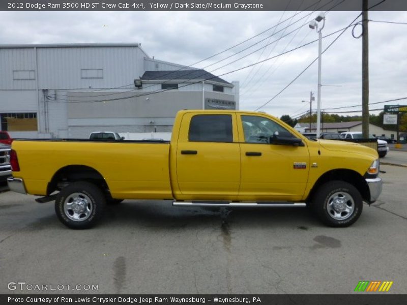 Yellow / Dark Slate/Medium Graystone 2012 Dodge Ram 3500 HD ST Crew Cab 4x4