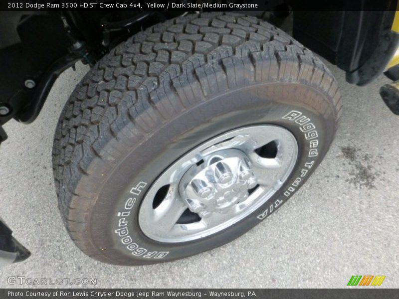 Yellow / Dark Slate/Medium Graystone 2012 Dodge Ram 3500 HD ST Crew Cab 4x4