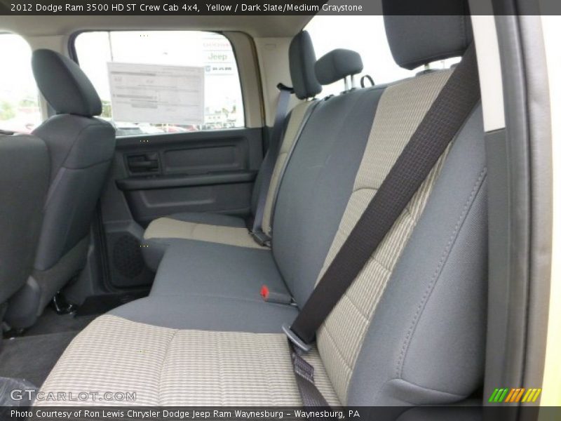 Yellow / Dark Slate/Medium Graystone 2012 Dodge Ram 3500 HD ST Crew Cab 4x4