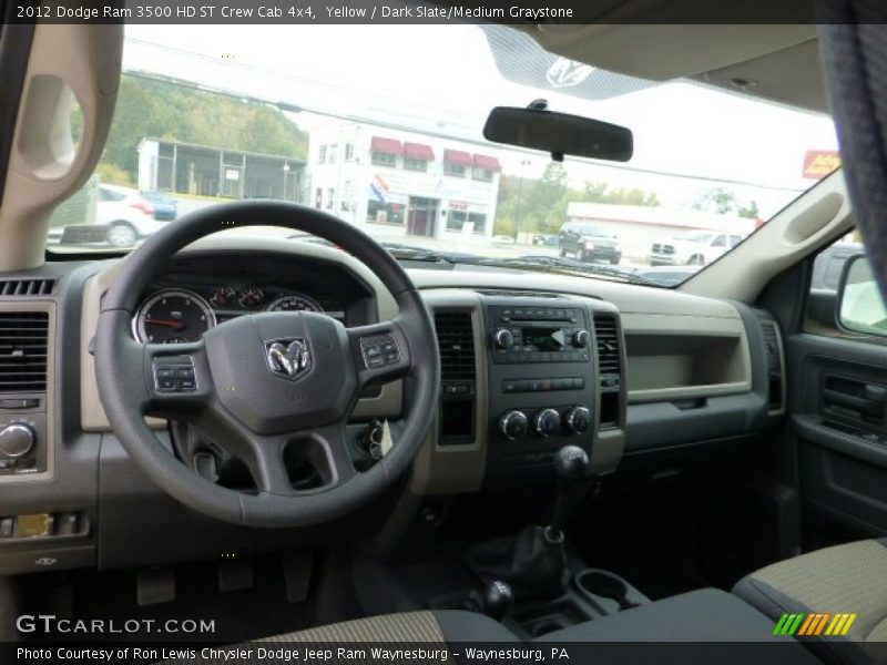 Yellow / Dark Slate/Medium Graystone 2012 Dodge Ram 3500 HD ST Crew Cab 4x4