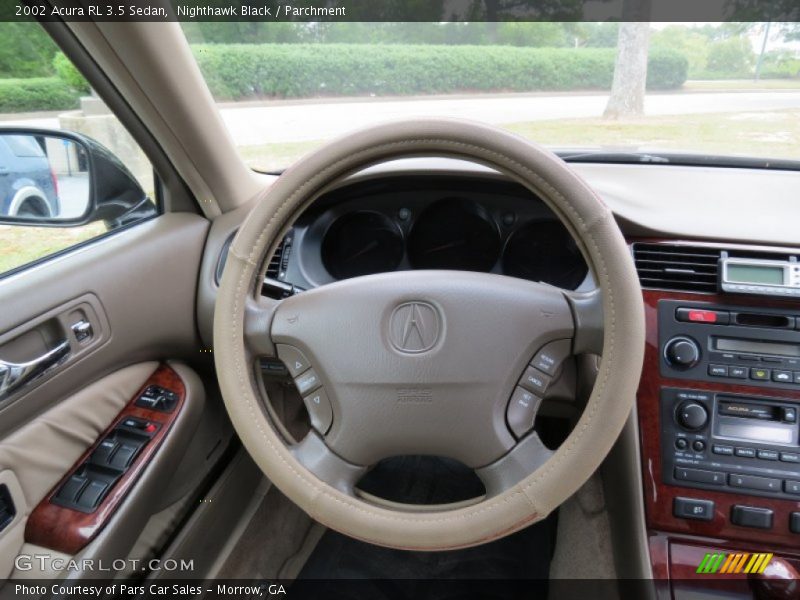 Nighthawk Black / Parchment 2002 Acura RL 3.5 Sedan