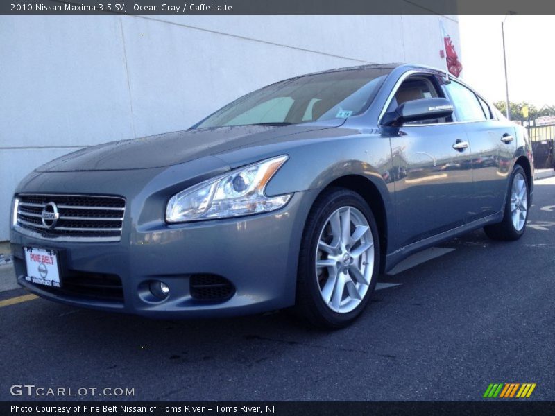 Ocean Gray / Caffe Latte 2010 Nissan Maxima 3.5 SV
