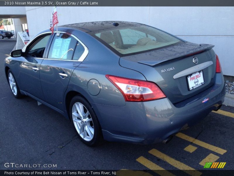 Ocean Gray / Caffe Latte 2010 Nissan Maxima 3.5 SV